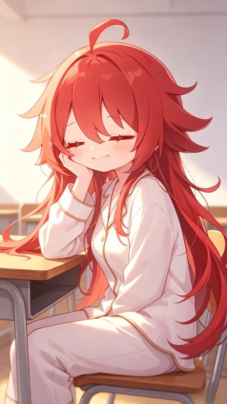 胡桃‖红发