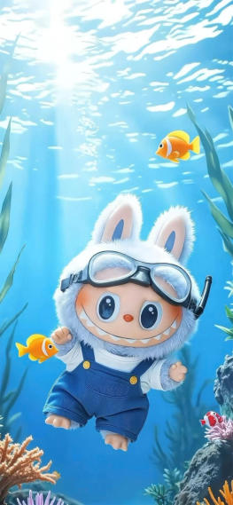 潜水的Labubu