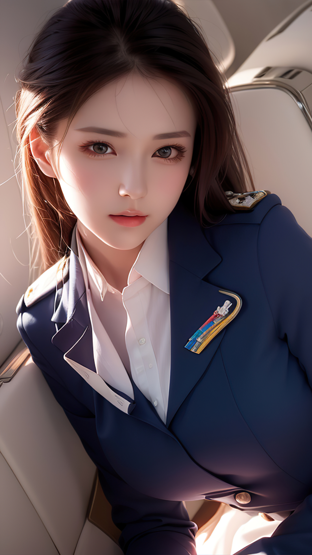 制服可爱少女
