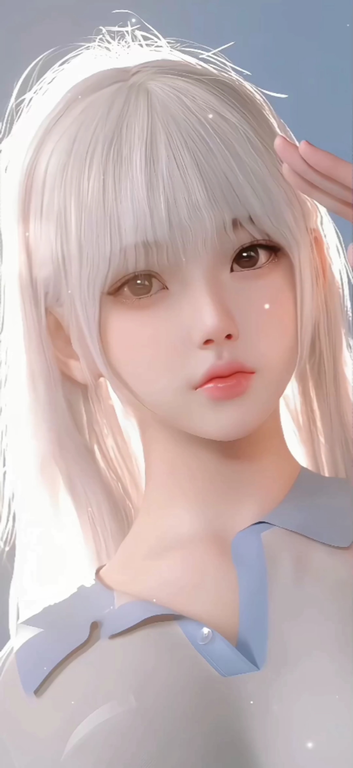 動漫清純美女