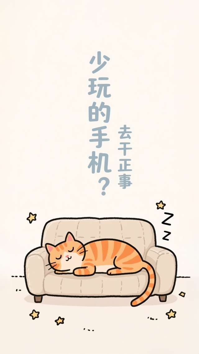 少玩手机