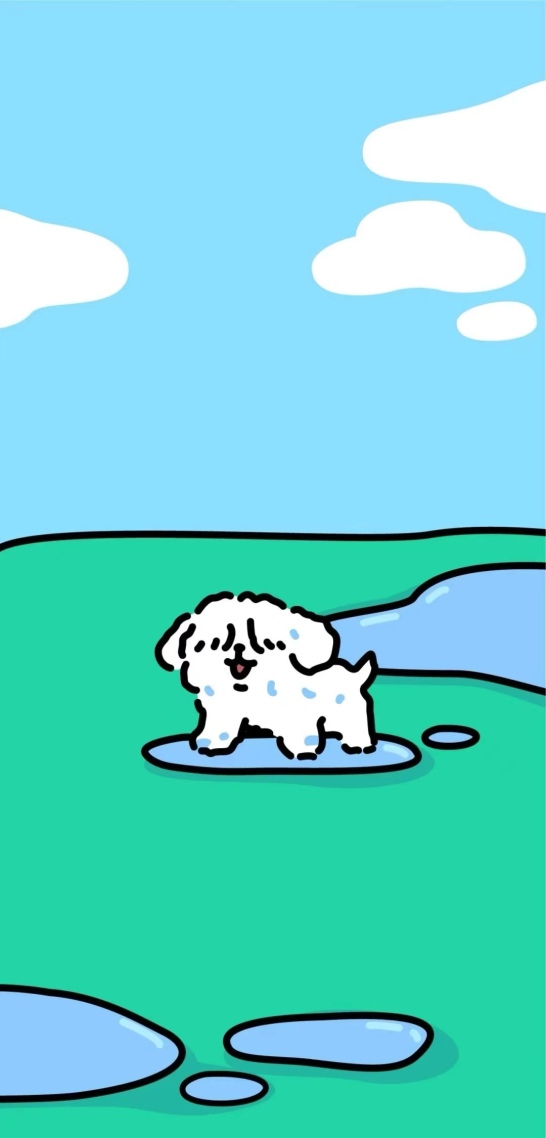 落水狗手机壁纸