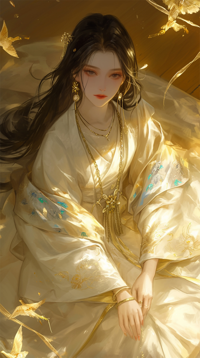 古风美人(动漫手机静态壁纸) - 动漫手机壁纸下载 - 元气壁纸