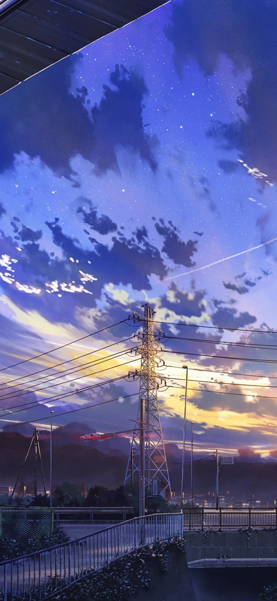 4K日系星空微信個人主頁背景圖片