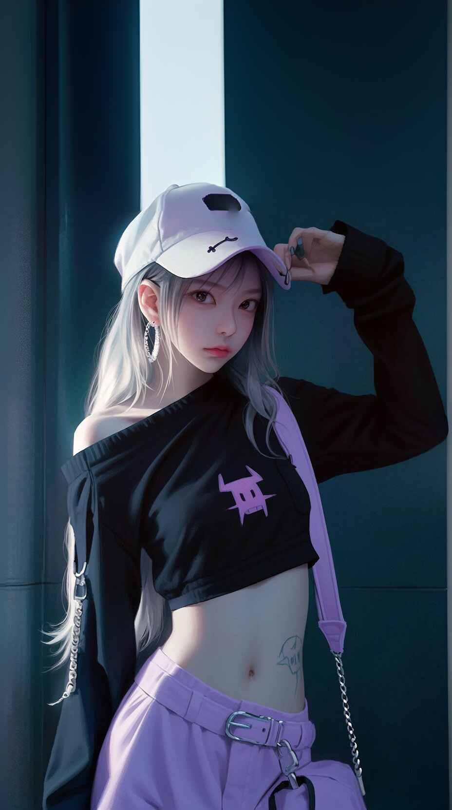 漂亮時尚的Ai女孩