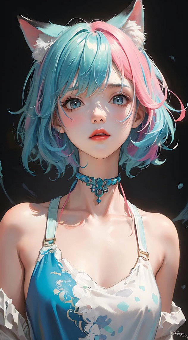 五彩兔耳蘿莉