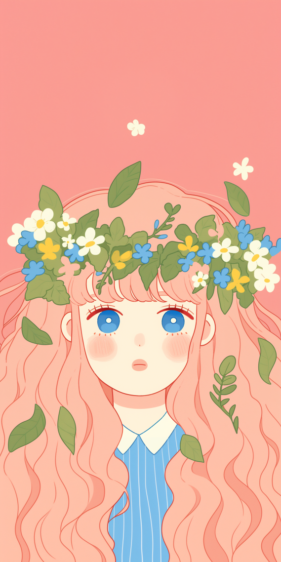 花環女生