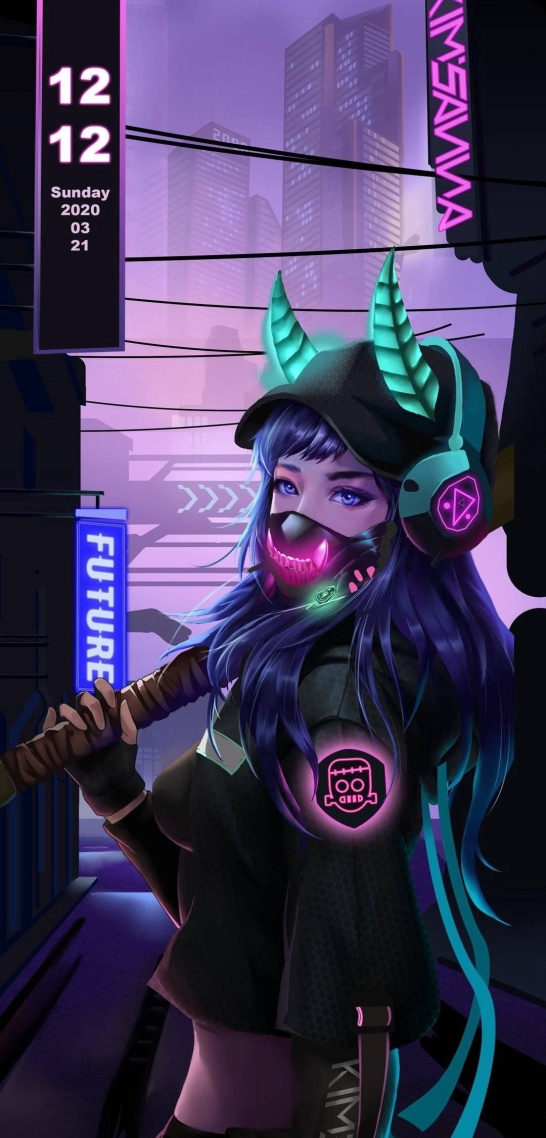 赛博朋克少女