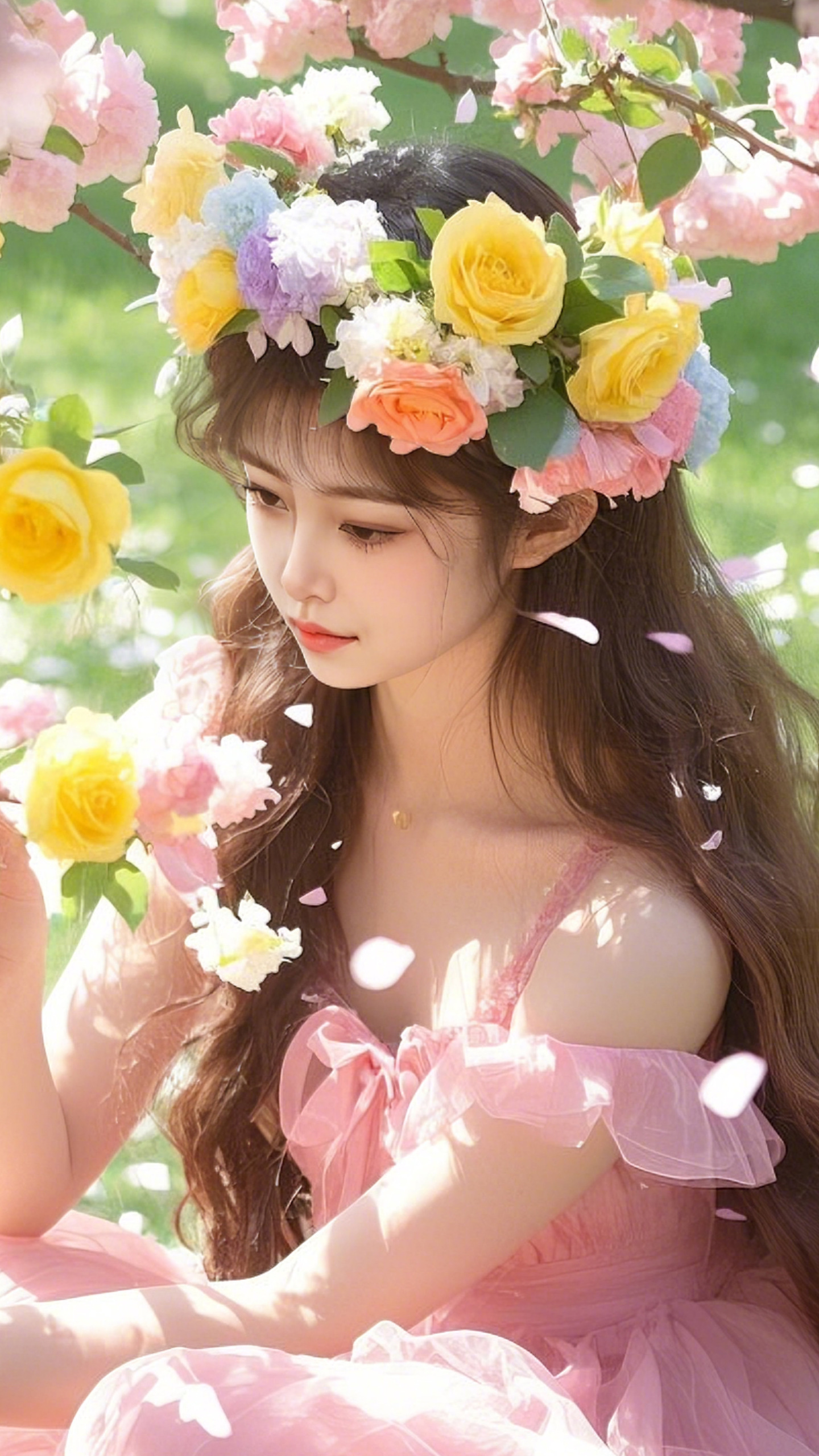花叢少女