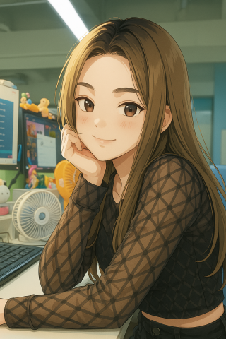 悠闲女孩