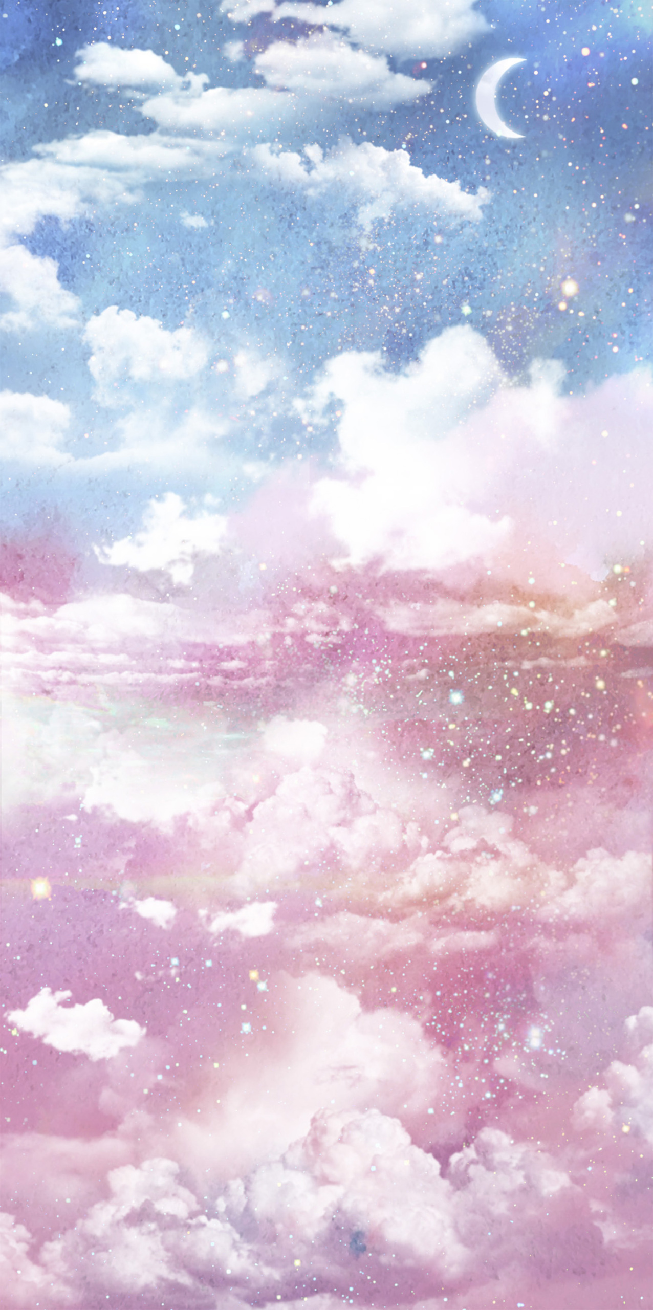 粉蓝星空