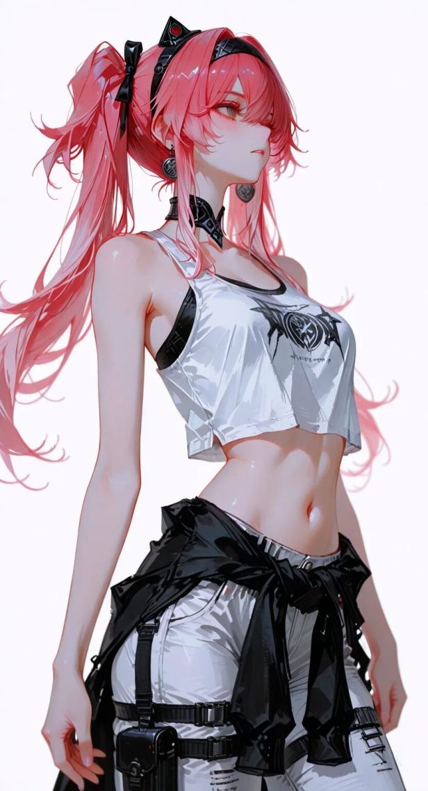 二次元长发女孩
