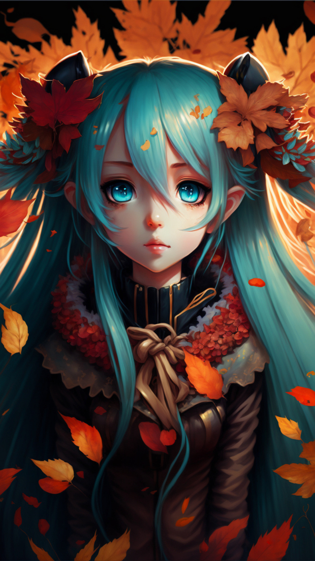 落葉少女