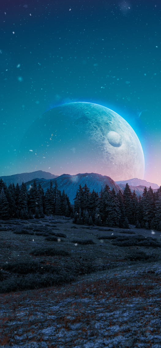 夜晚的星空