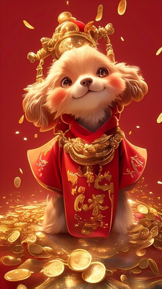 金犬纳福