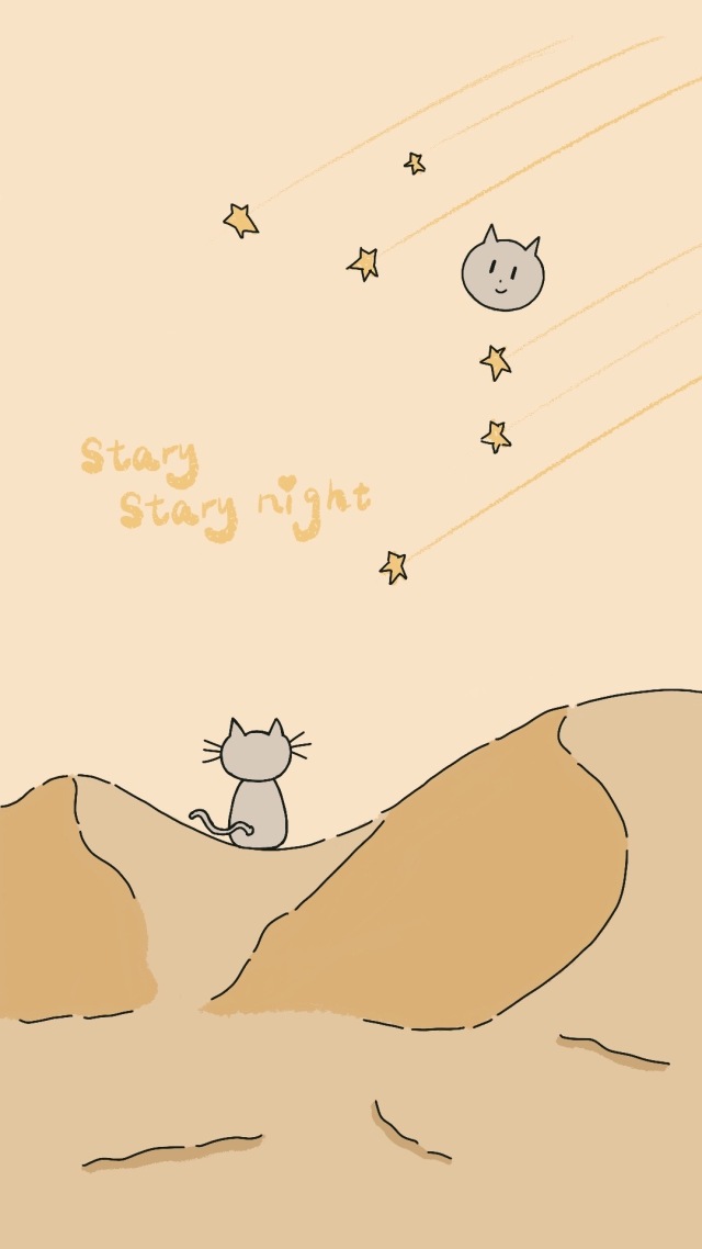 屏保图片等待的小猫咪