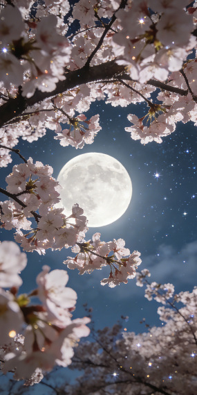 月亮樱花