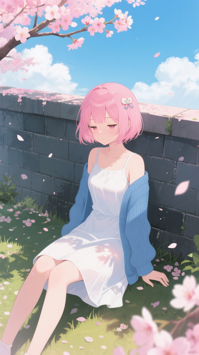 二次元樱花少女