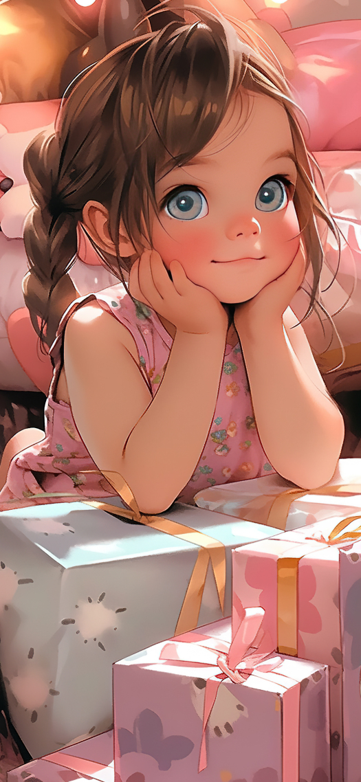 可爱女孩
