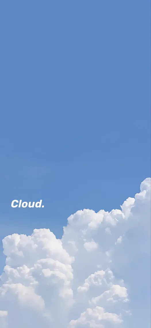 藍天白雲，