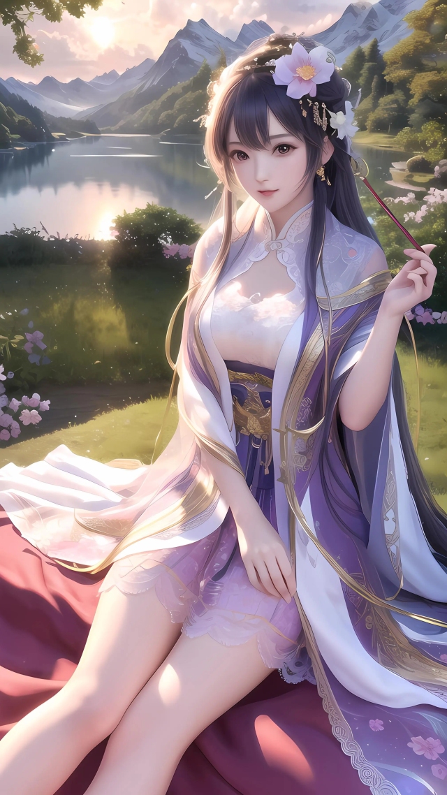 紫裙花仙子