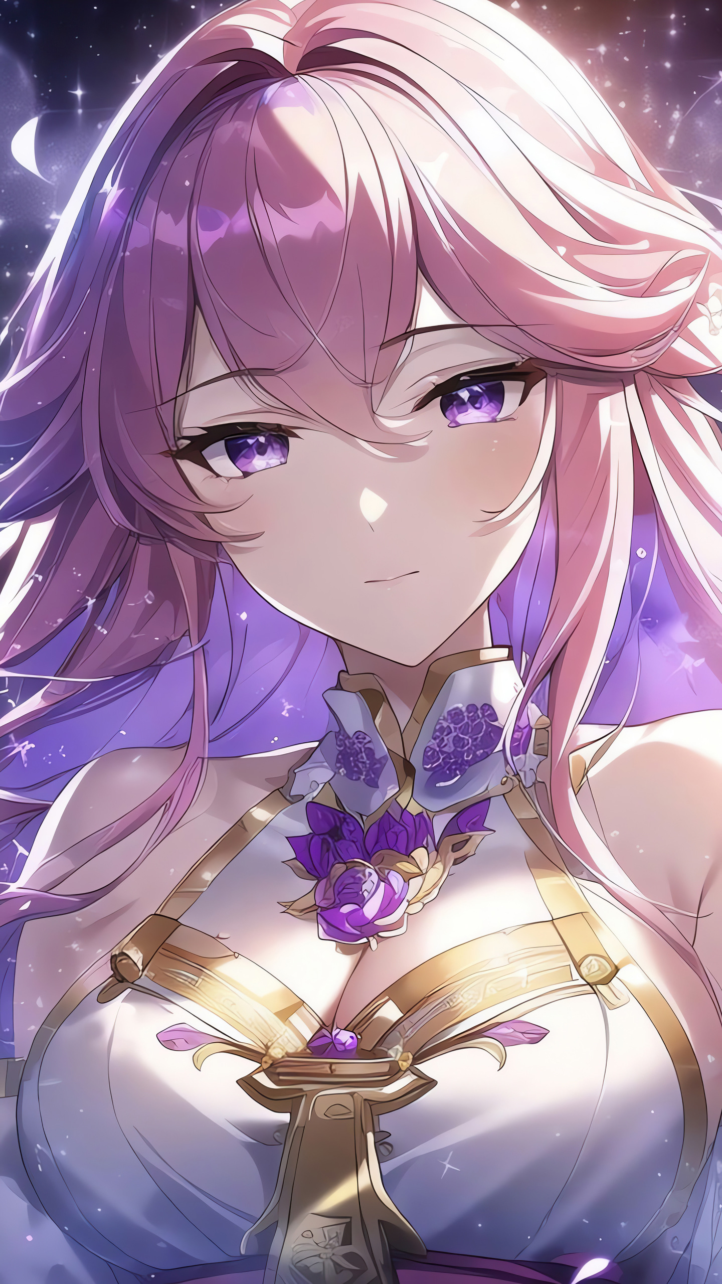 星星紫瞳美少女