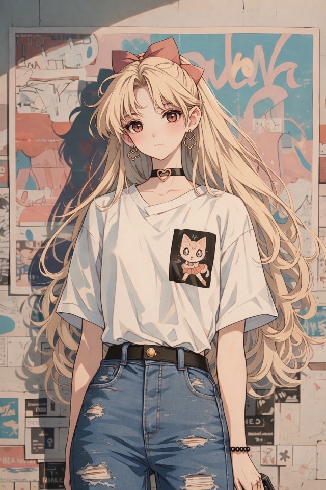 复古美少女