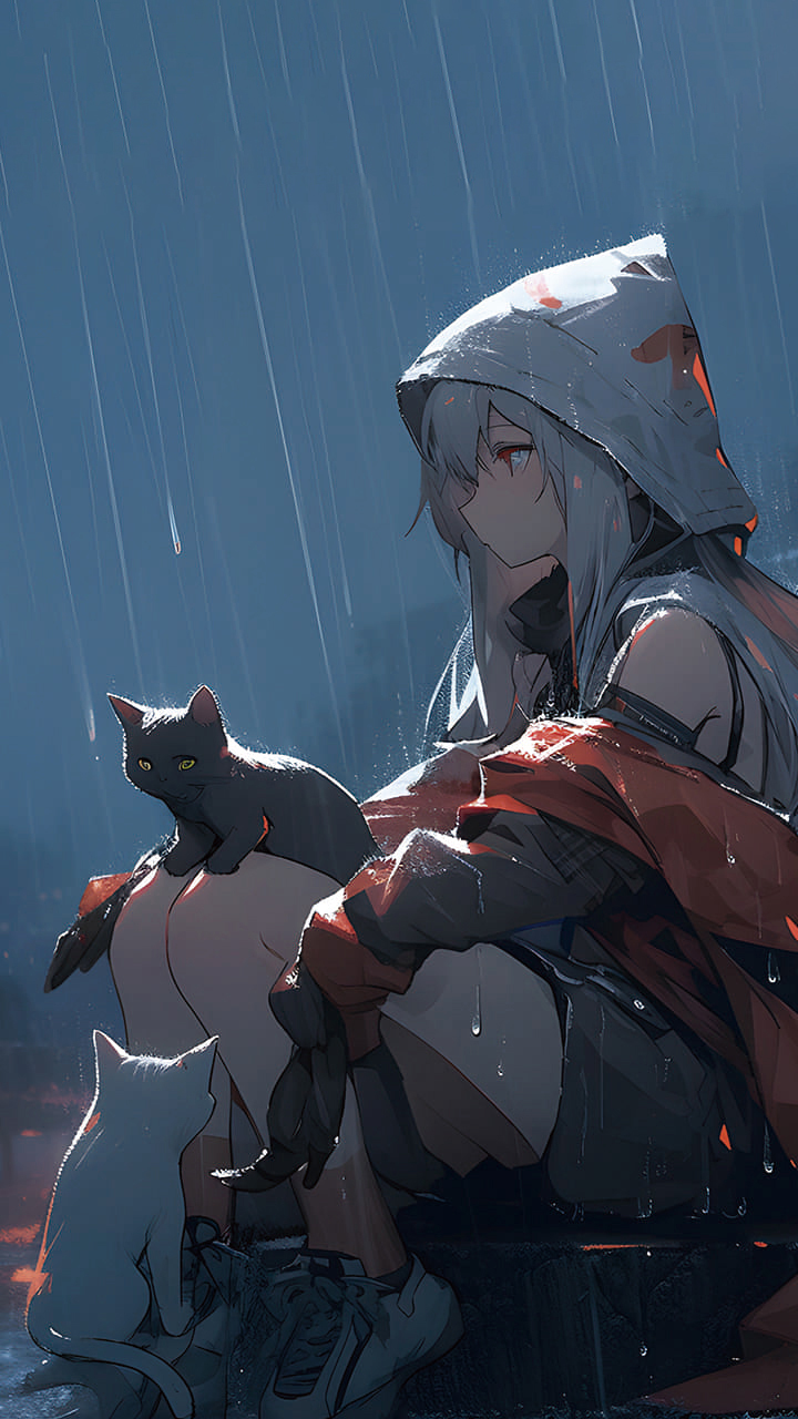 雨夜等待