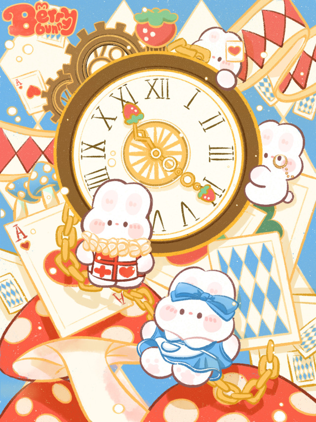 愛麗絲漫遊仙境之草莓兔