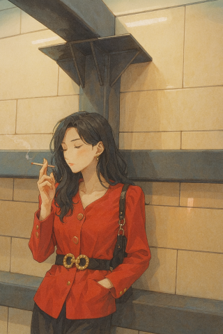 红衣少女