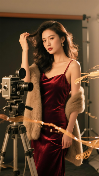摄影风美女