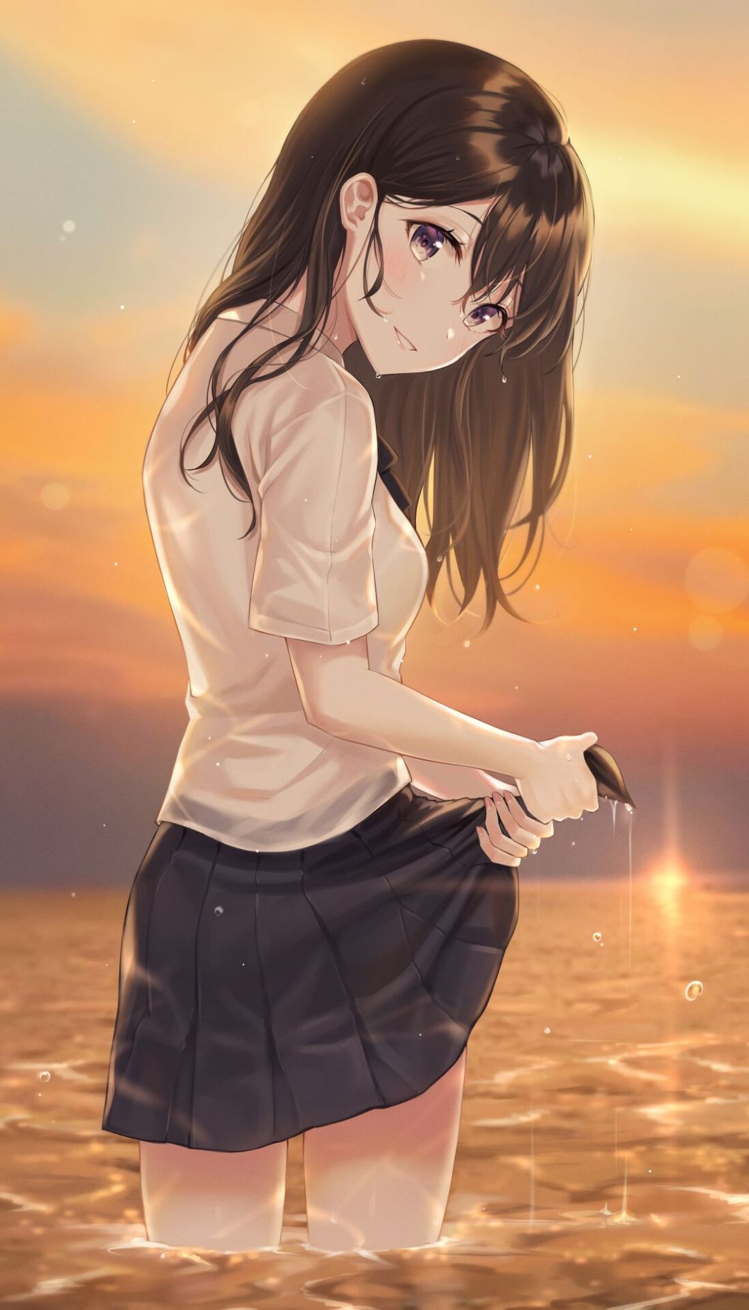 好看的微信壁紙夕陽落暉