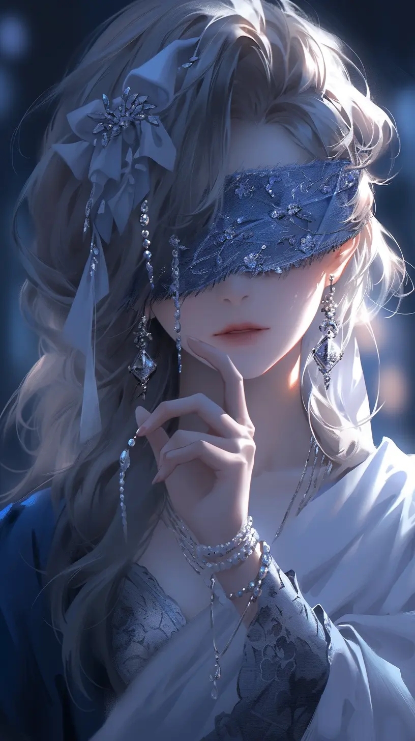 蒙眼少女