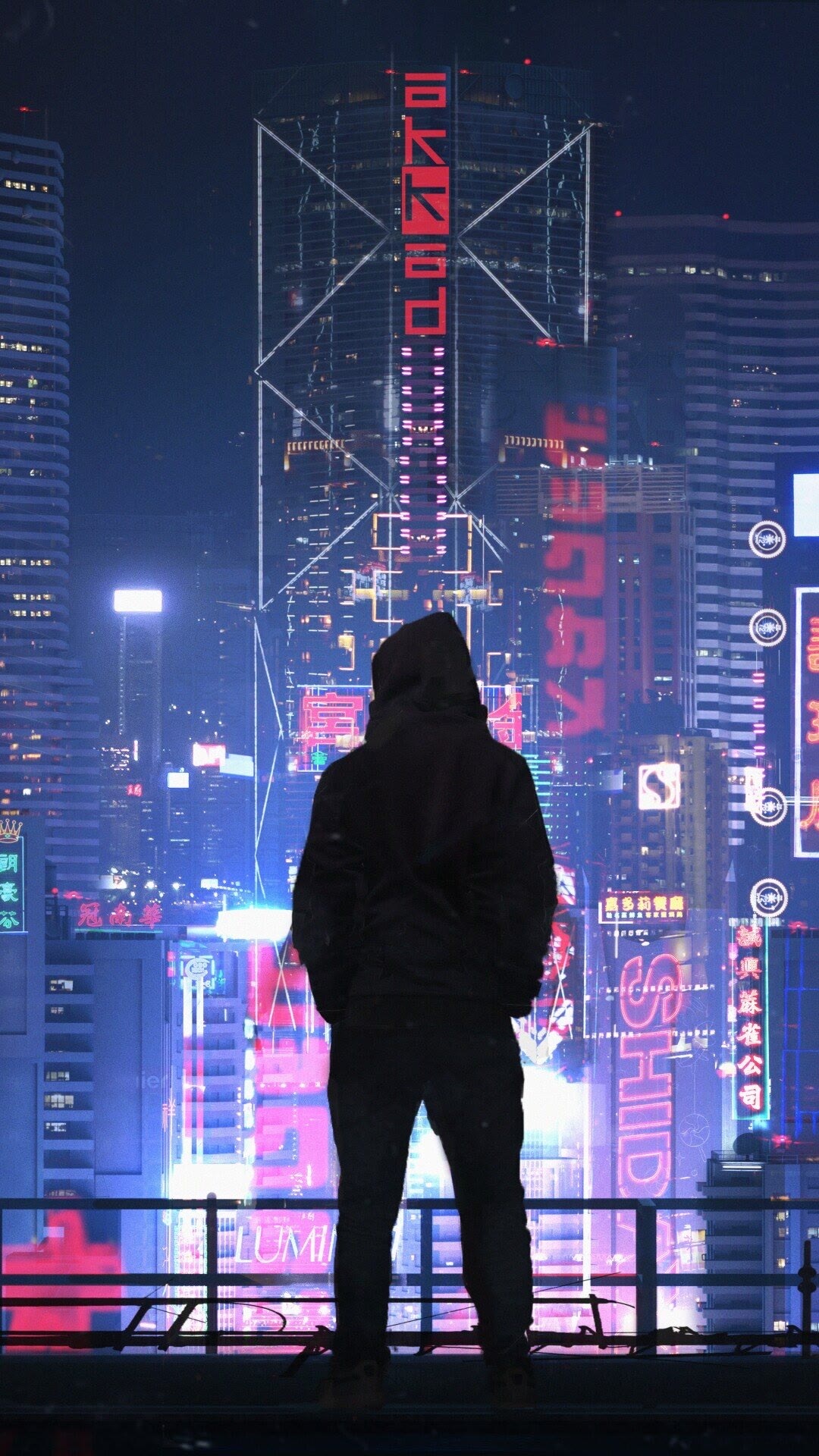 賽博背影