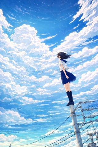 天空仰望