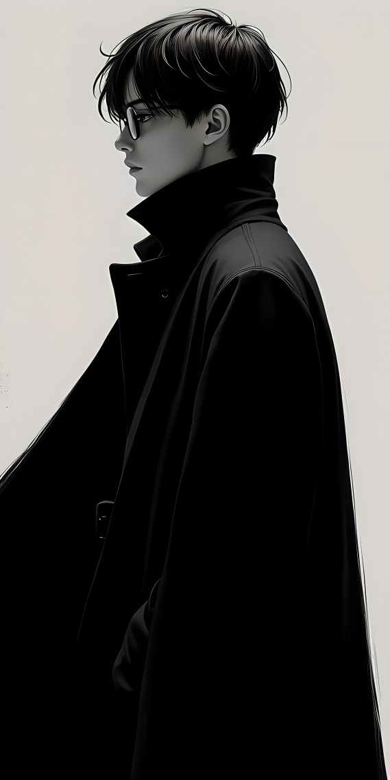 黑风衣(动漫手机静态壁纸)