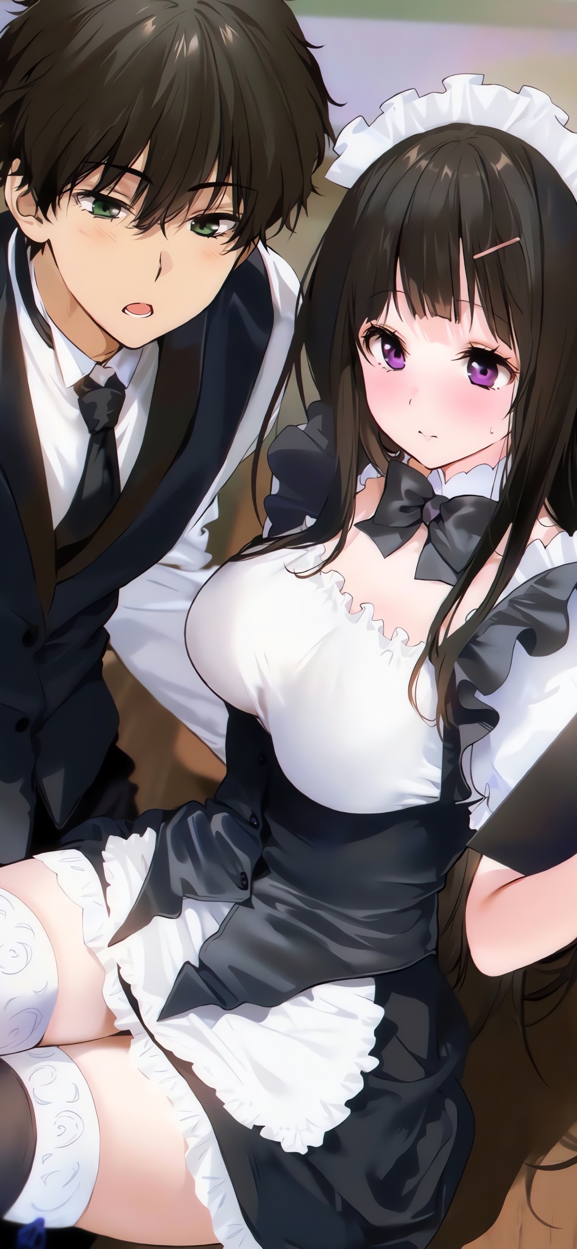 黑絲女僕情侶