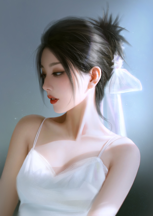 红唇御姐