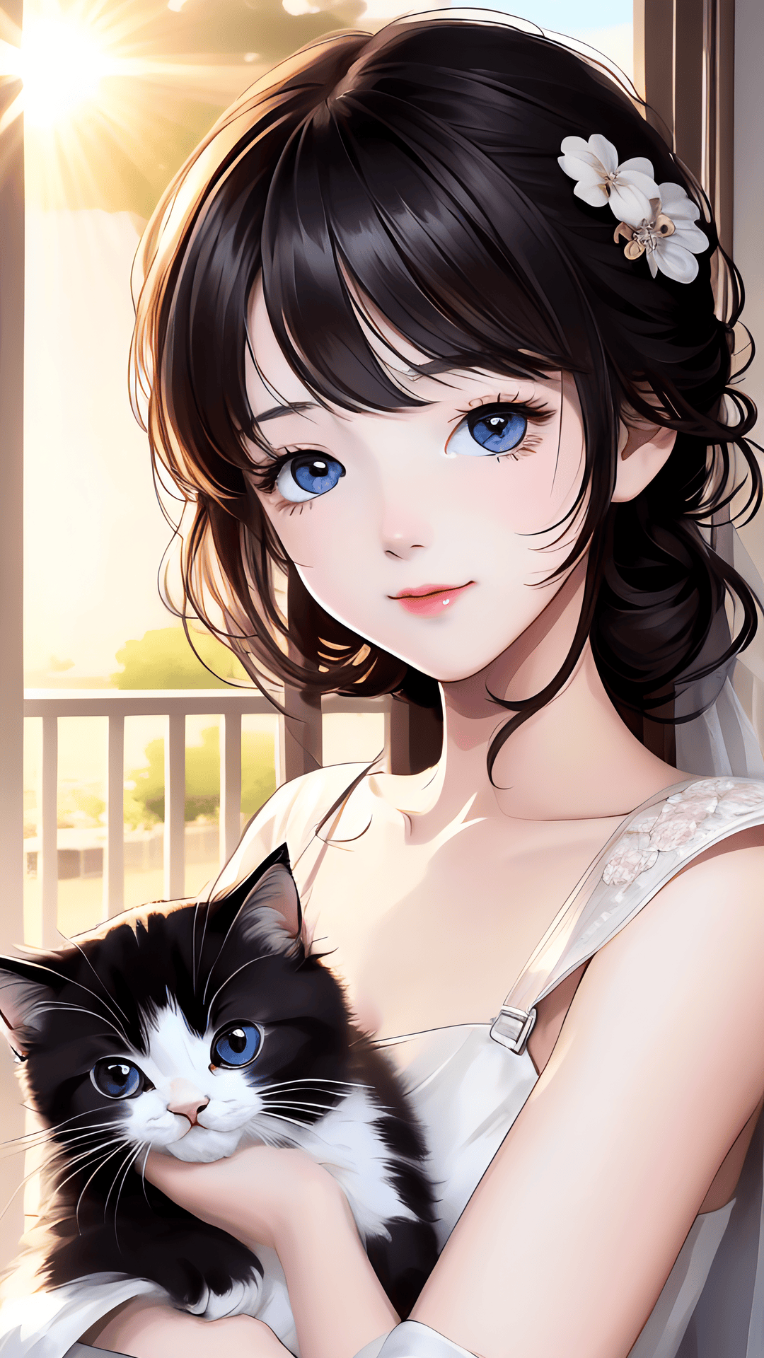 美女与猫