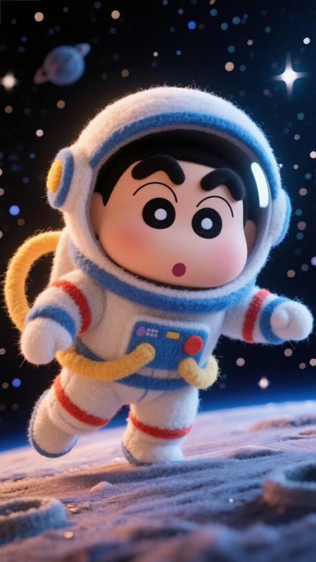 蜡笔小新游太空