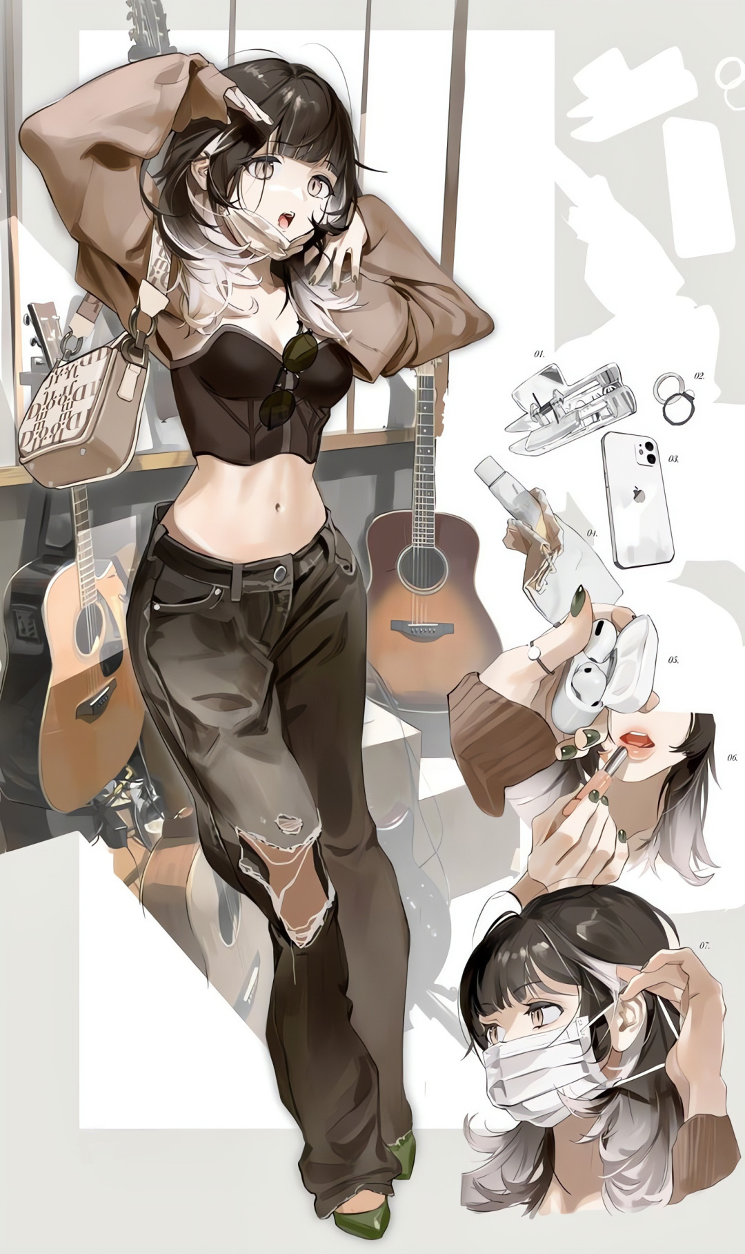 美女鎖屏