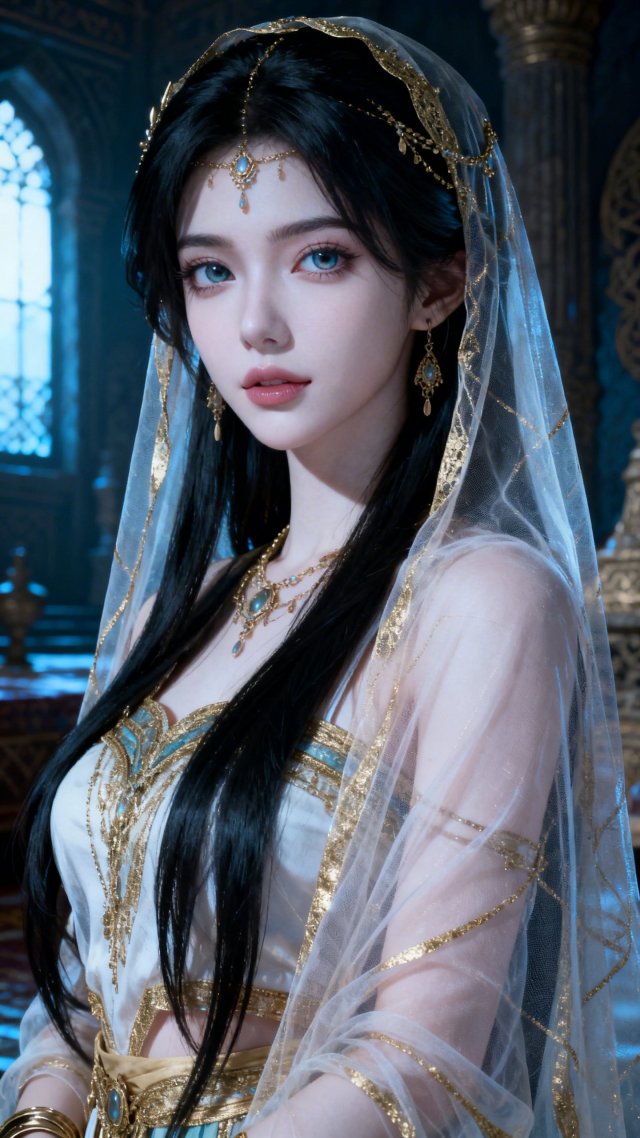 头纱美女