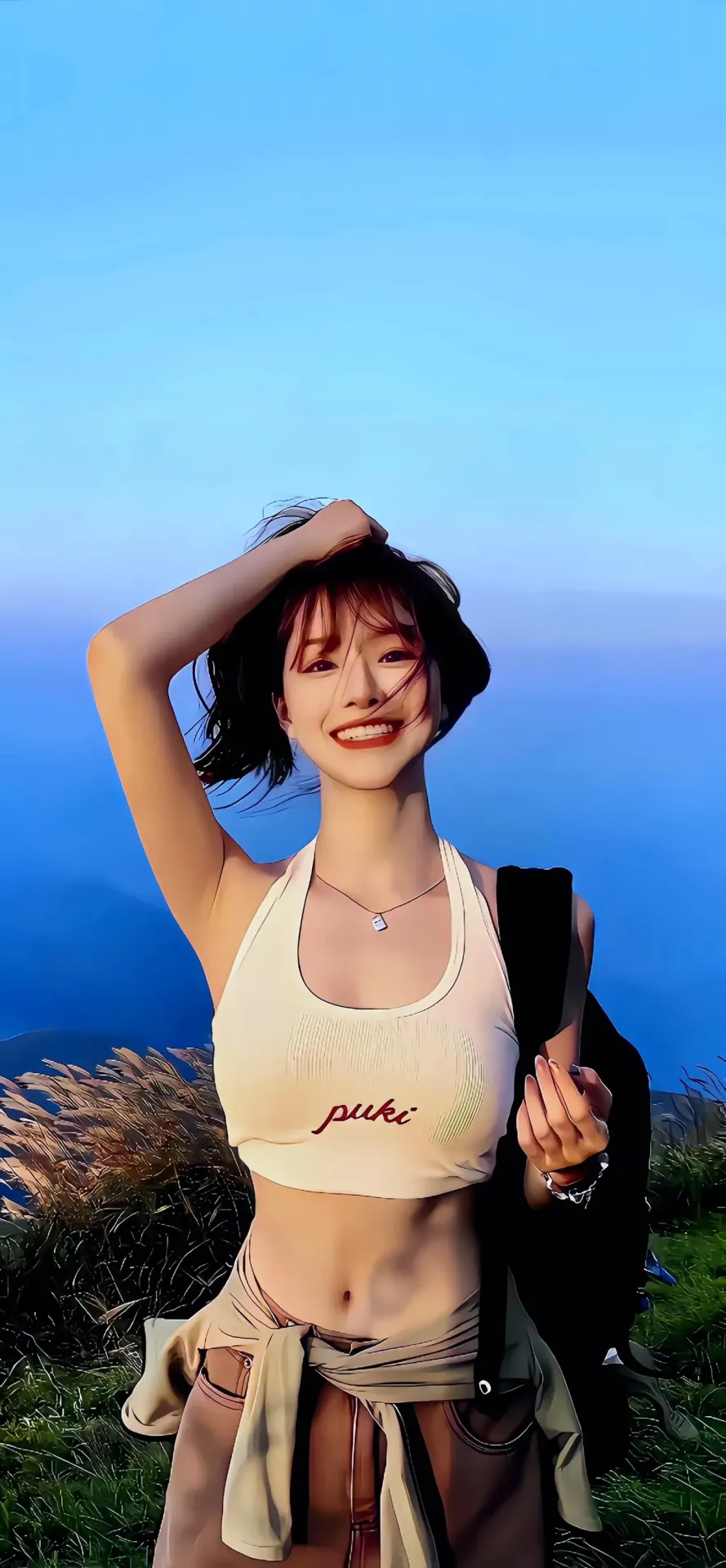 自信微笑