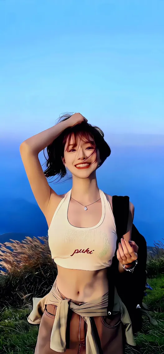 自信微笑