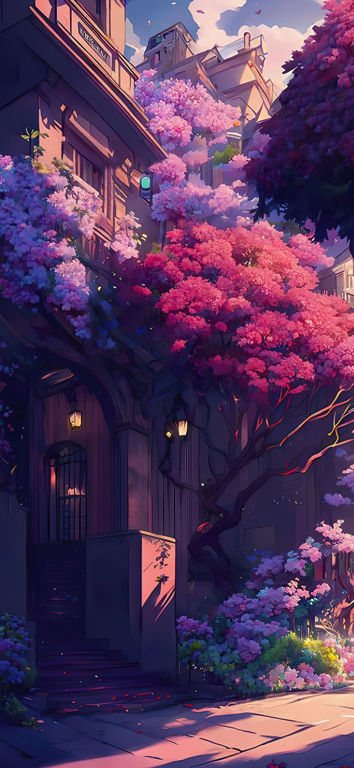 樱花树下