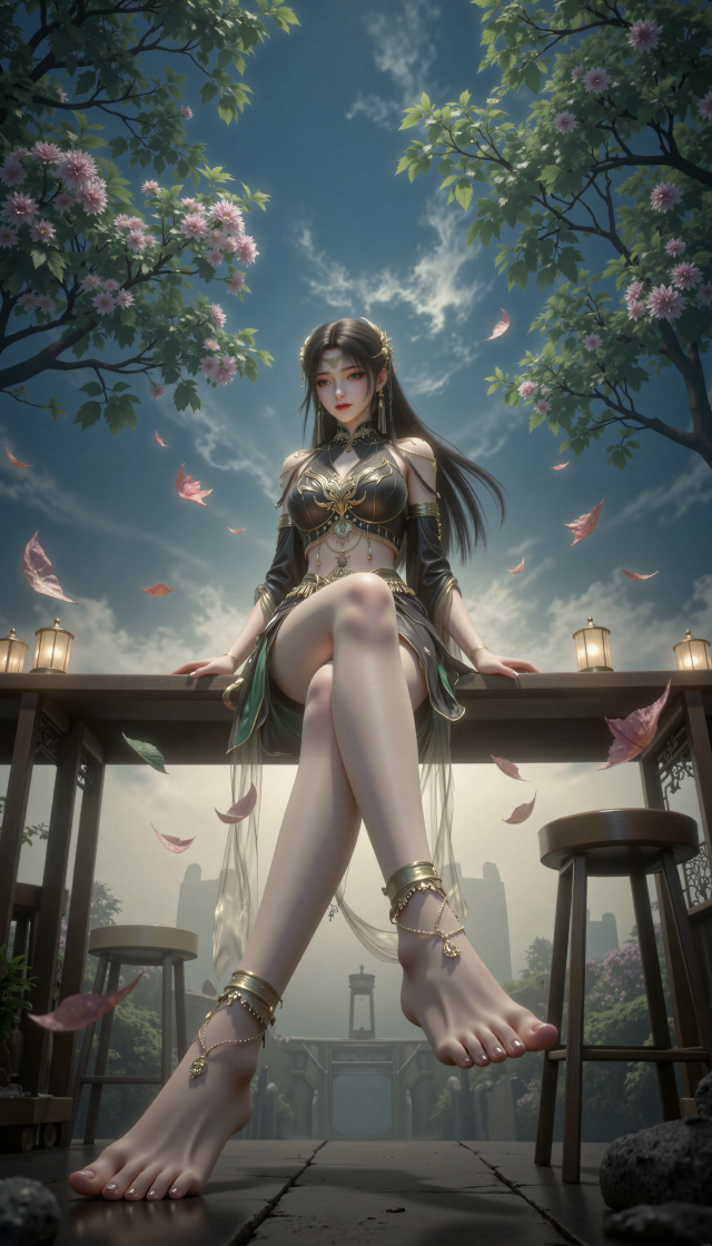长腿美女