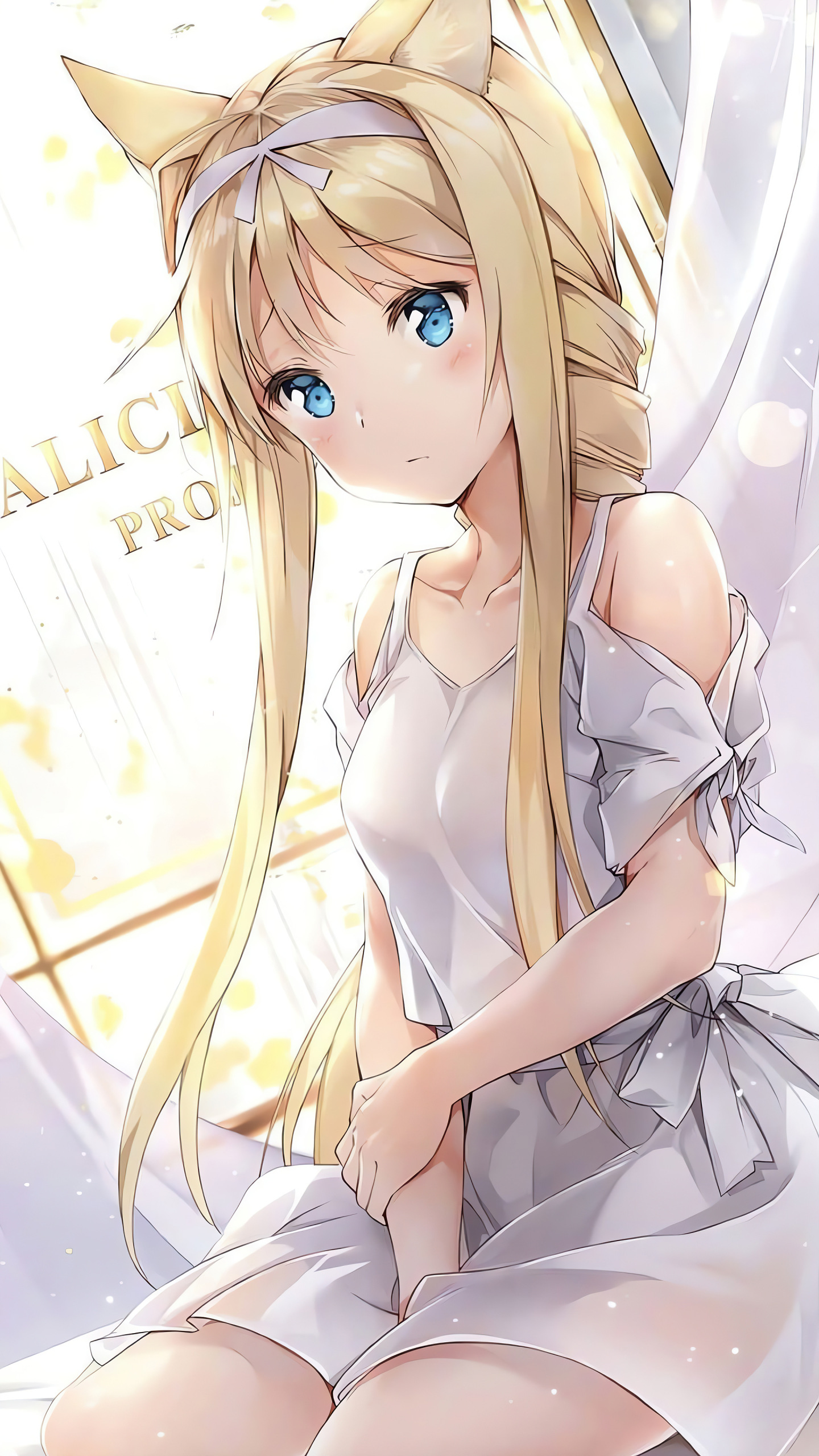白裙美少女