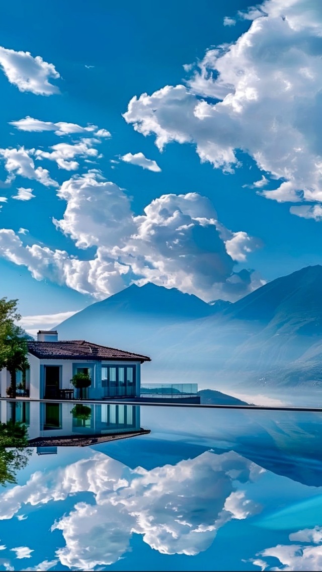 湖景