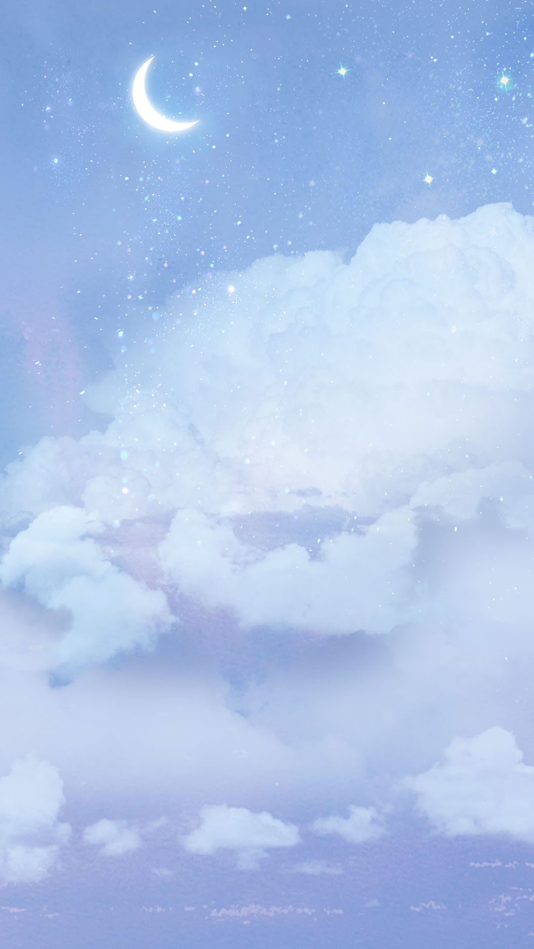 蔚蓝夜空