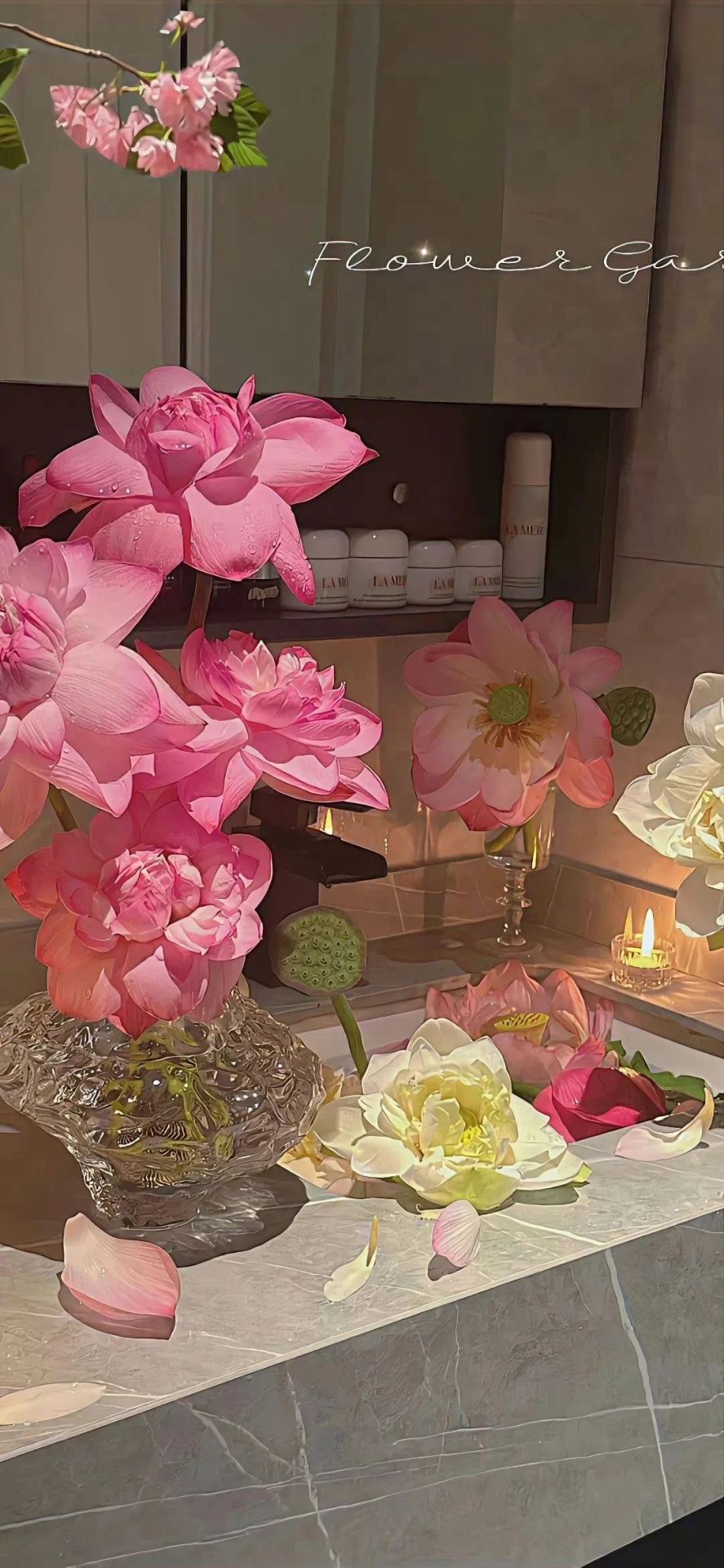 鮮花一角